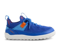 Bobux Alpha Meta Dazzling Blue materiałowe trampki barefoot