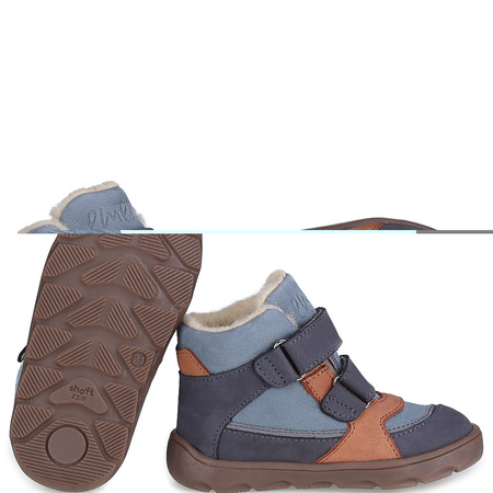 Emel buty zimowe dziecięce barefoot z wełną naturalną