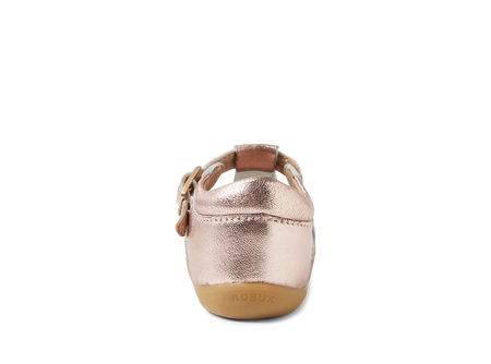 Bobux Chelsea Rose Gold sandały skórzane