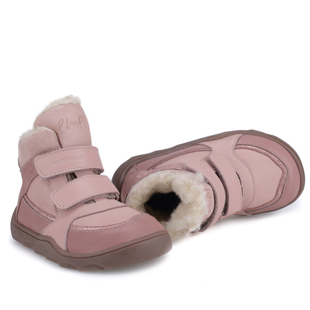 Emel buty zimowe dziecięce barefoot z wełną naturalną