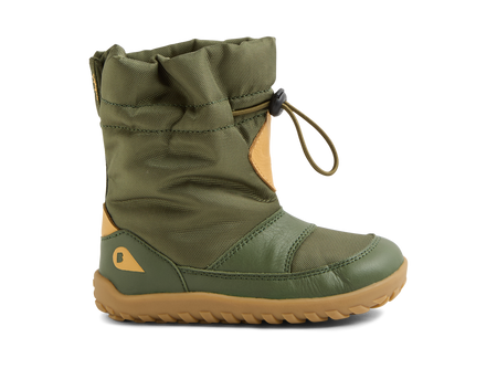 Bobux Alpha Paden Bronze Green śniegowce ze ściagaczem i wełną merynosa