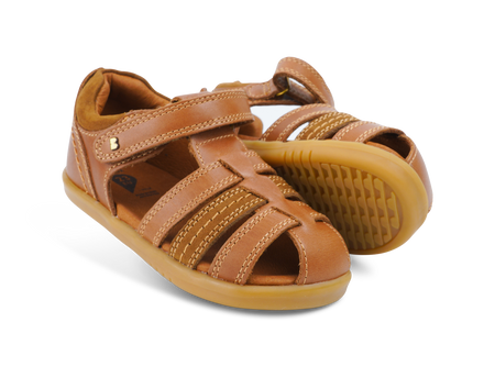 Bobux Roam Caramel sandały dziecięce skórzane