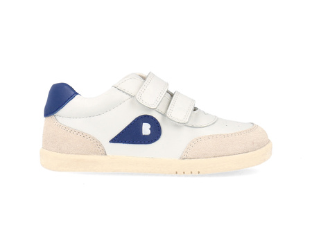 Bobux półbuty dziecięce skórzane Champ Chalk + Gentian Blue