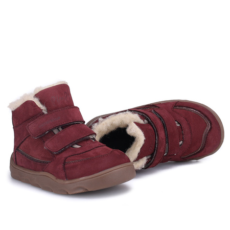 Emel Atlas buty zimowe dziecięce barefoot z wełną naturalną