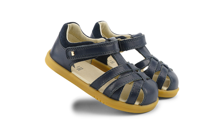 Bobux Cross Jump Navy sandały skórzane