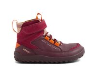 Bobux Alpha Amble Fig skórzane trzewiki za kostkę barefoot