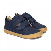 Ameko Dash Navy półbuty skórzane niskie barefoot