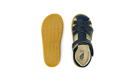 Bobux Cross Jump Navy sandały skórzane