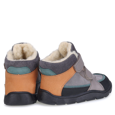 Emel buty zimowe dziecięce barefoot z wełną naturalną