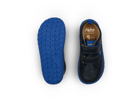 Bobux Alpha Dawn Navy półbuty skórzane barefoot