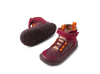 Bobux Alpha Amble Fig skórzane trzewiki za kostkę barefoot
