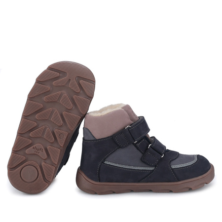 Emel Atlas buty zimowe dziecięce barefoot z wełną naturalną i membraną wodoodporną