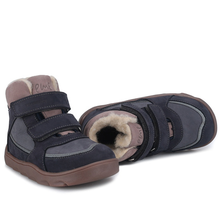 Emel Atlas buty zimowe dziecięce barefoot z wełną naturalną i membraną wodoodporną