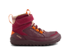 Bobux Alpha Amble Fig skórzane trzewiki za kostkę barefoot