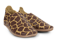 Bobux kapcie dziecięce Giraffe Print Fall Leaf Soft Sole