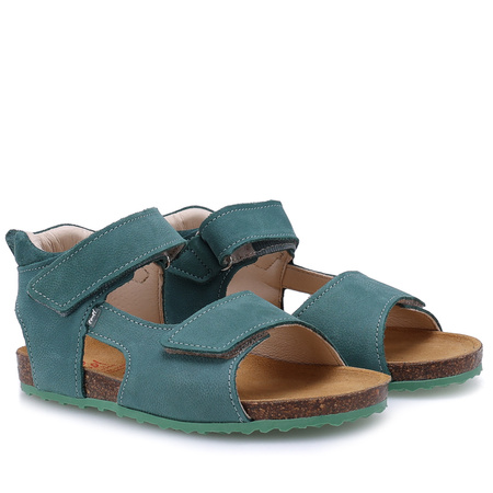 Emel California skórzane sandały dla dzieci na korku fusbet