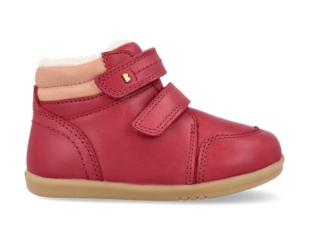 Bobux buty zimowe dziecięce skórzane Timber Arctic Cranberry (wodoodporne, wełna merynosa)