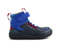 Bobux Alpha Amble Navy skórzane trzewiki za kostkę barefoot