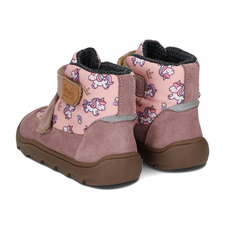 Ameko Elon trzewiki barefoot z ociepleniem i membraną wodoodporną TE-POR