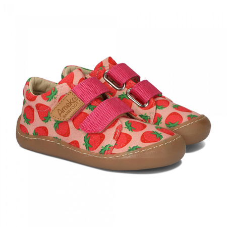 Ameko Neo Truskawki tenisówki materiałowe barefoot