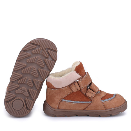 Emel Atlas buty zimowe dziecięce barefoot z wełną naturalną