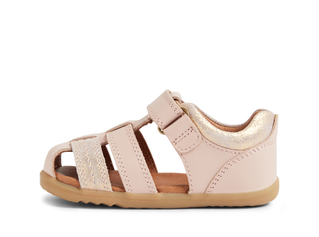 Bobux Roam Cameo Rose sandały dziecięce skórzane