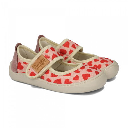 Ameko Noel Hearts kapcie barefoot otwarte balerinki