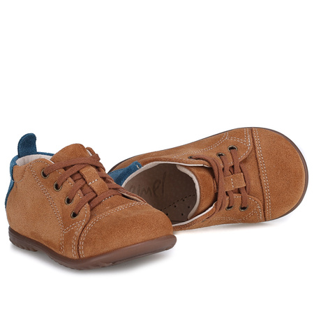 Emel Roczki Mito trzewiki skórzane sznurowane niskie dziecięce