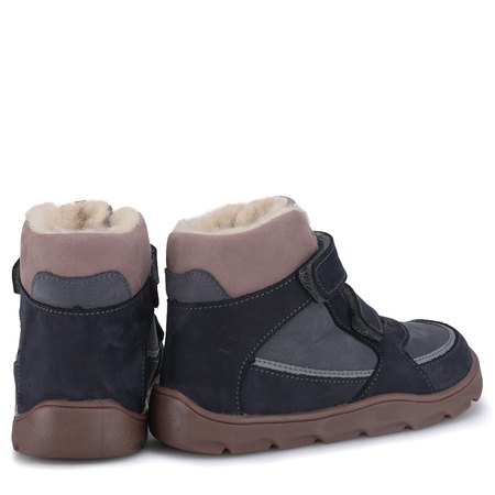 Emel Atlas buty zimowe dziecięce barefoot z wełną naturalną i membraną wodoodporną