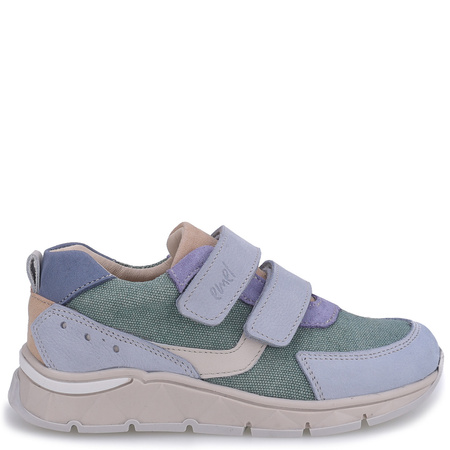 Emel Barcelona półbuty sneakersy skórzano-materiałowe dziecięce