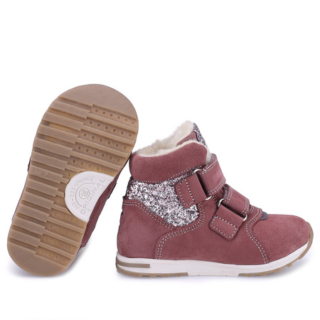Emel buty zimowe dziecięce z wełną naturalną