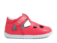 Bobux Zap II Radiant Raspberry sandały dziecięce skórzane