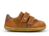 Bobux Riley Caramel + Toffee półbuty dziecięce skórzane