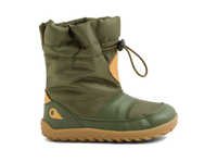 Bobux Alpha Paden Bronze Green śniegowce ze ściagaczem i wełną merynosa