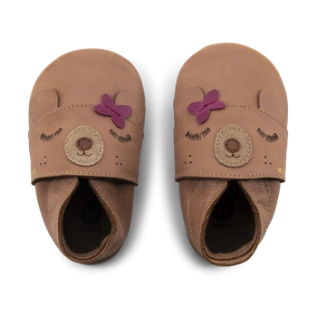Bobux kapcie dziecięce soft sole Mama Bear Caramel miś