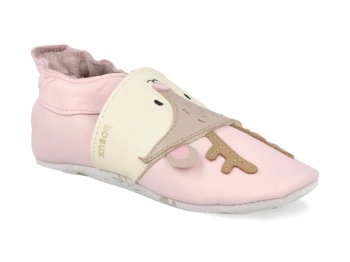 Bobux kapcie dziecięce soft sole Fawna Rosewater + Vanilla renifer