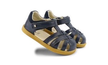 Bobux Cross Jump Navy sandały skórzane