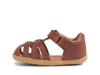 Bobux Cross Jump Cappuccino sandały skórzane