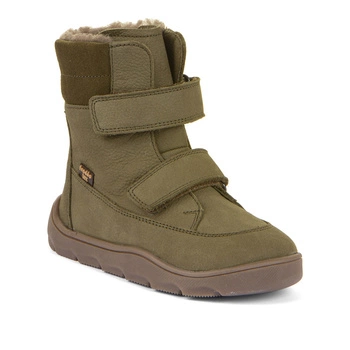 Froddo barefoot skórzane buty zimowe z wełną naturalną i membraną wodoodporną